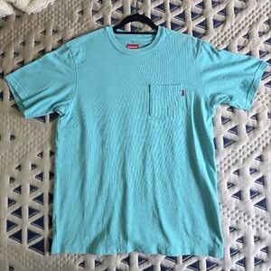 Men's Supreme Aqua T-Shirt Size M